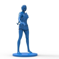Small Action Girl 3D Printing 200199
