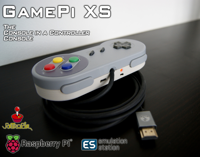 GamePi XS - The Plug'n'Play Emulation Console 3D Print 200212