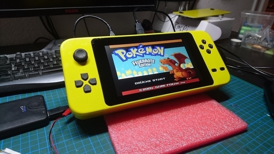 GamePi XL - The Portable Emulation Console 3D Print 200214