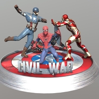 Small Civil war 3D Printing 200246