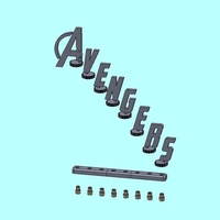 Avengers Rotating Logo - Thumbnail 1