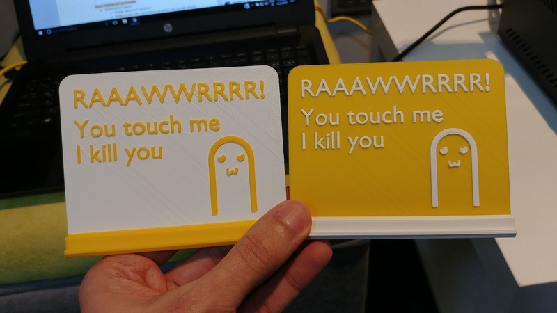 CR-10 Warning Sign