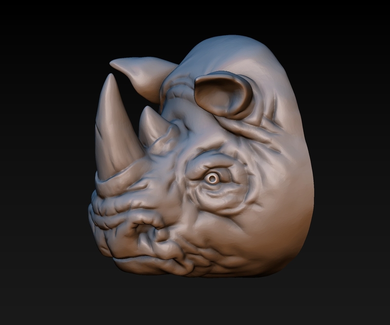 Rhino head