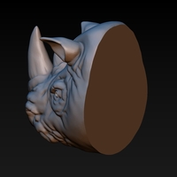 Rhino head - Thumbnail 3