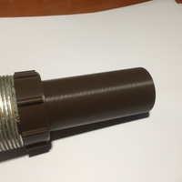 Small Exhaust pipe Tubo dritto 39-h90 - 1 1/2 thread connection 3D Printing 200447