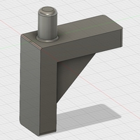 To support L - shaped pegs - diameter pin 5mm - Thumbnail 4