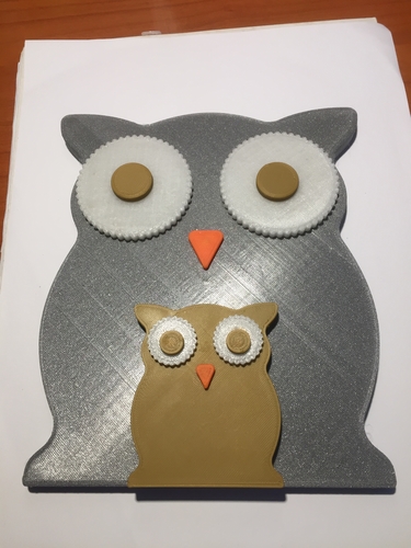Modular Owl Magnetic 3D Print 200493