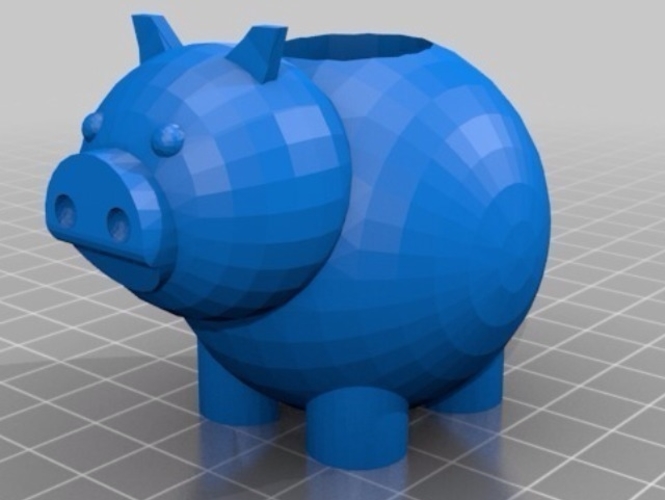 Little pig paracord bead 3D Print 200504