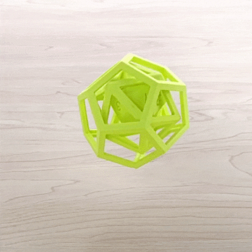 D20 inside icosahedron 3D Print 200546