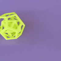 Small D20 inside icosahedron 3D Printing 200549