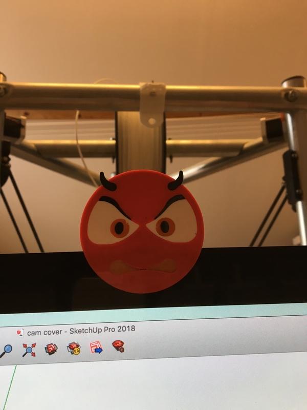 devil emoji cam cover