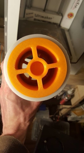 Harbor Freight Cling Wrap Handle 3D Print 200608