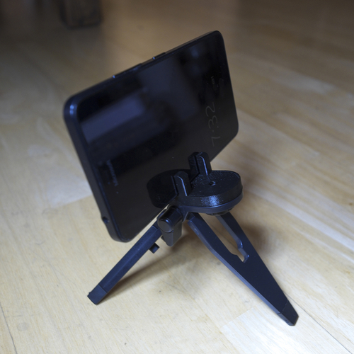 Mobile Phone Holder for small tripod 3D Print 200650