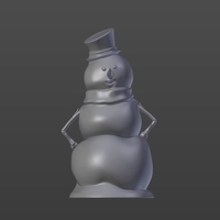 Small PVG's Snowman 3D Printing 200672