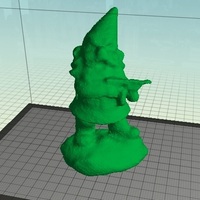 Small Angry Armed Gnome Scan Test 3D Printing 20072