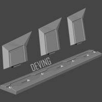 JL BATMAN FINS+BAR - Thumbnail 1