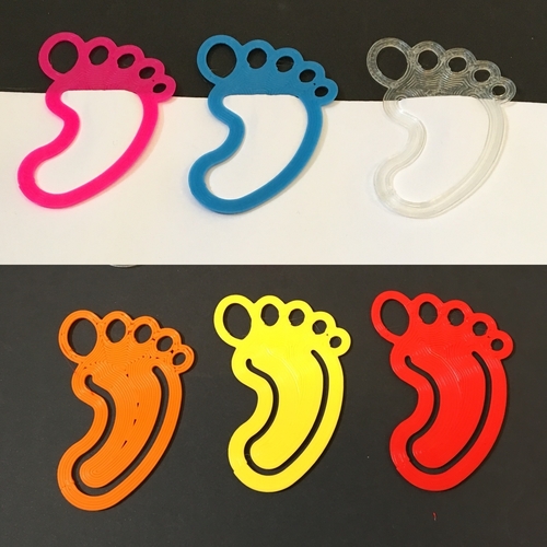 paperclip foot 3D Print 200743