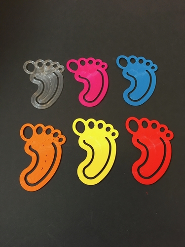 paperclip foot 3D Print 200745