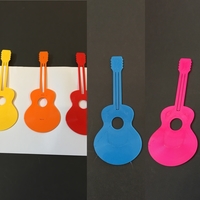 Small paperclip gitaar 3D Printing 200746