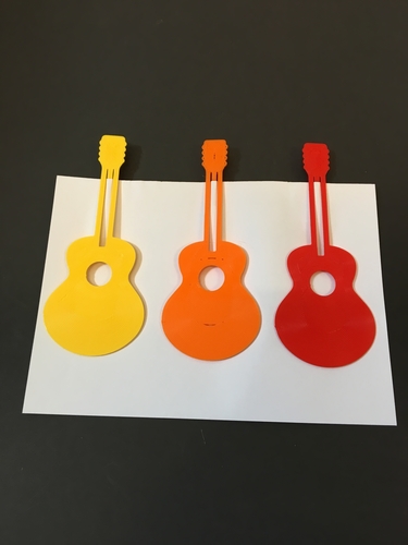 paperclip gitaar 3D Print 200747