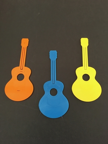 paperclip gitaar 3D Print 200748