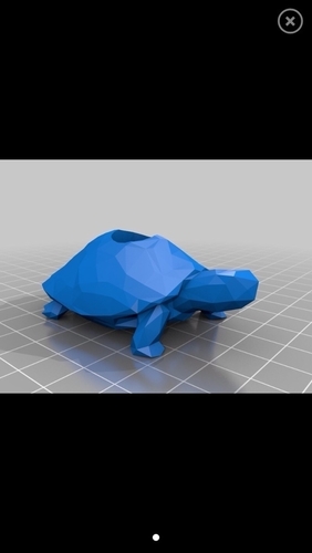 Low Poly Turtle Paracord Bead V2 3D Print 200765