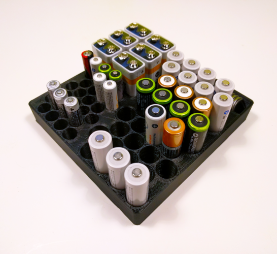 Battery Organizer 3D Print 200773