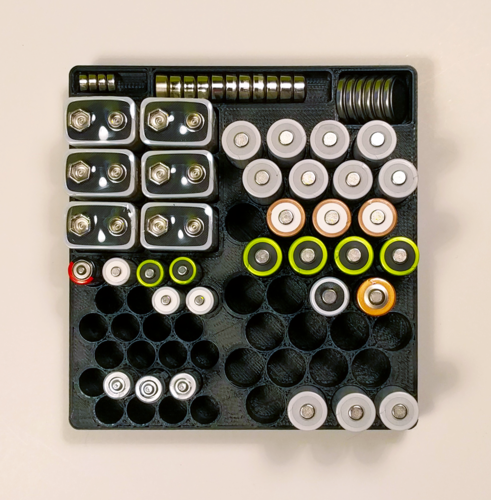 Battery Organizer 3D Print 200775