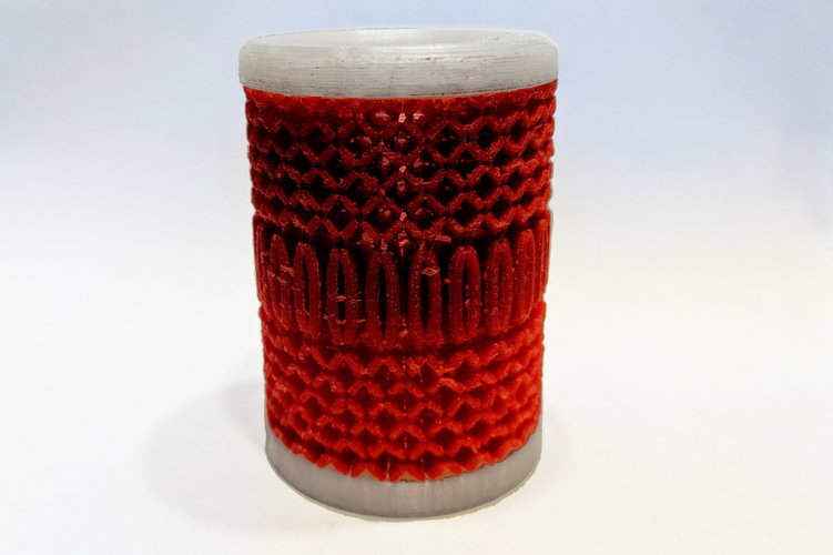 Dual Wave Vase 3D Print 200809