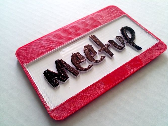 MEETUP sign 3D Print 20083