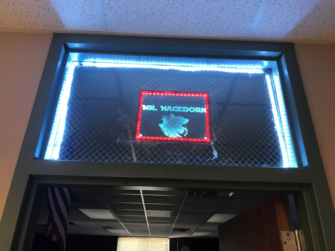 Glass frame with built in LEDs 3D Print 200836