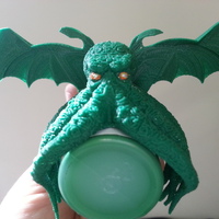 Small Cthulhu Wings 3D Printing 20085