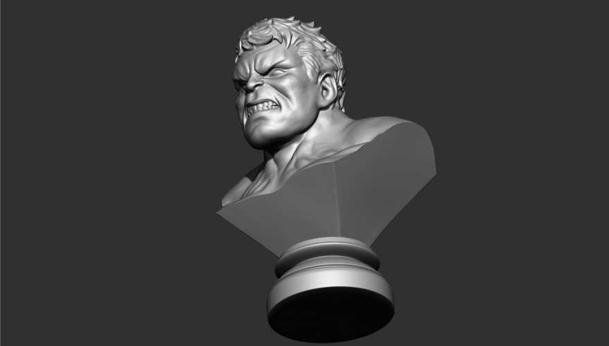 Hulk Bust 3D Print 200998