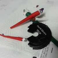 Paper Towel Paint Brush - Thumbnail 2