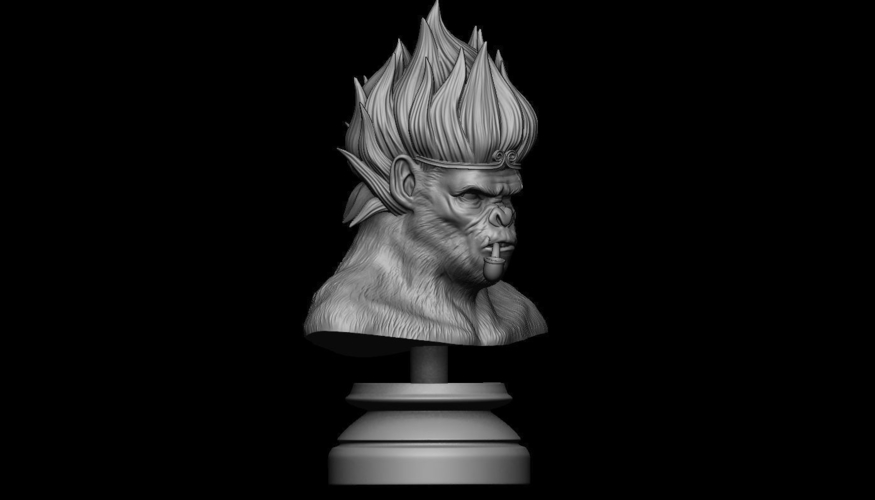 King Monkey 3D Print 201018