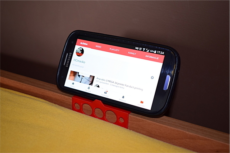Phone Holder (width-18mm) 3D Print 201308