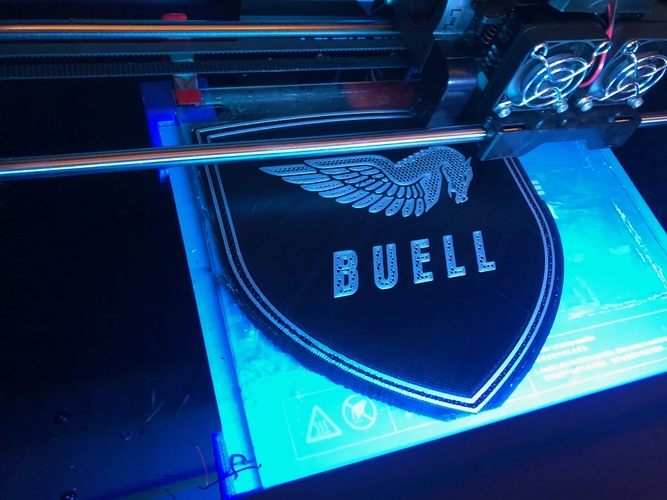 Buell American Motorcycles Pegasus Logo Sign 3D Print 201404