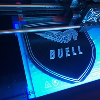 Buell American Motorcycles Pegasus Logo Sign - Thumbnail 1