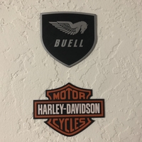 Buell American Motorcycles Pegasus Logo Sign - Thumbnail 2