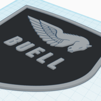 Buell American Motorcycles Pegasus Logo Sign - Thumbnail 3