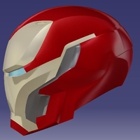 Small ironman helmet mark-50 infinity-war 3D Printing 201432