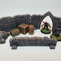 Tabletop Terrain - Wooden Storage - Thumbnail 2