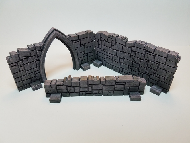 Tabletop Terrain - Stone Walls