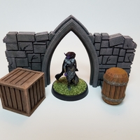 Tabletop Terrain - Stone Walls - Thumbnail 3