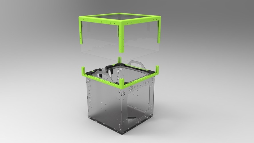 Hood/enclosure for Velleman K8400 3D Print 20156
