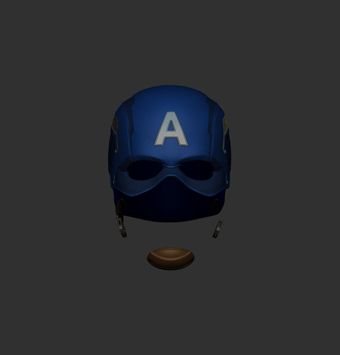 Captain Helmet 3D Print 201564