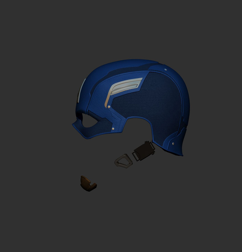 Captain Helmet 3D Print 201566