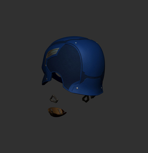 Captain Helmet 3D Print 201567