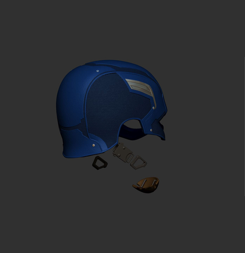 Captain Helmet 3D Print 201569