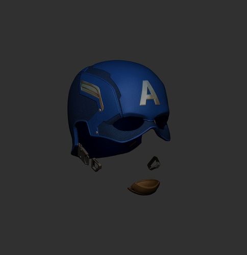Captain Helmet 3D Print 201571